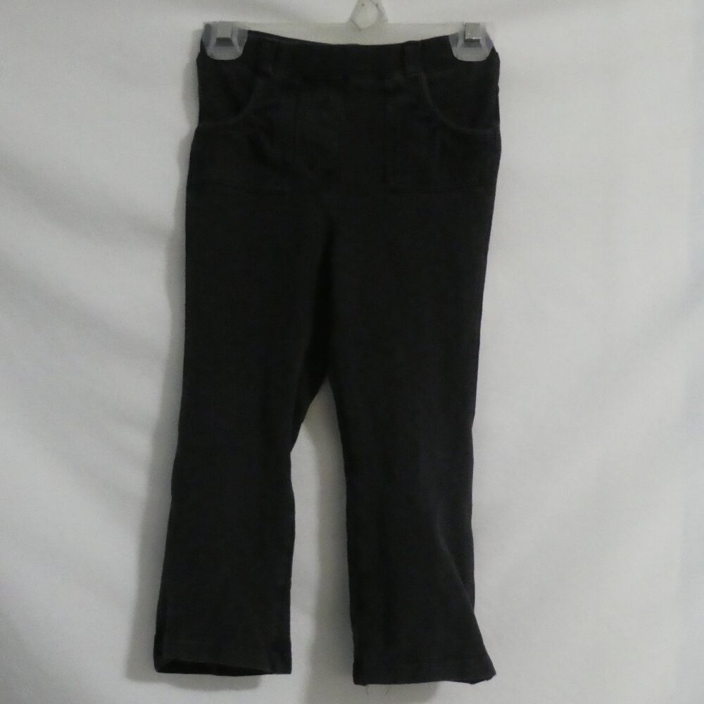 Girl's Comfortable Black Joggers | 5-6 | Stretchy Waistband | Belt Loops